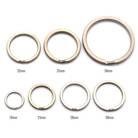 TUNUKE Ti Titanium Ring, Keychain, Key Ring, Key Hook, Carabiner, Metal Fitting, Lightweight, Rust-resistant, High Strength