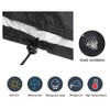 Parasol Cover Large Cantilever Waterproof Dustproof Umbrella Cover Black