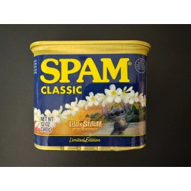 Spam Lilo and Stitch SPAM Hula Limited Edition From Hawaii 12 Ounce Can Loco Moco