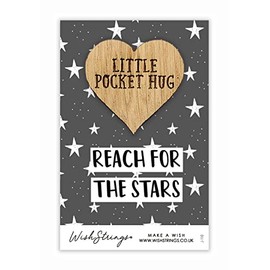 Reach for The Stars Little Pocket Hug Wish Token Keepsake Gift Idea SPH005