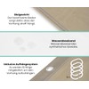 Loti Living Anti-Mould Shower Curtain 120 x 200 cm Sand