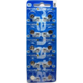 Renata 30 Renata 362 SR721SW Silver Oxide 1.55v 0% MERCURY Batteries