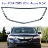 YLT AUTO Front Bumper Chrome Center Grille Molding Trim Frame