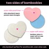 Bamboobies Nursing Pads, Ultra-Soft Velour, Reusable, Washable & Leak-Proof, 6