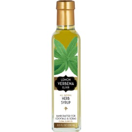 Floral Elixir Co. - All Natural HERB Syrup for Cocktails & Sodas, 8.5 oz (Lemon Verbena)