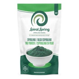 Spirulina Maxima Polvo Spiral Spring 250g Suplemento Natural                                                                                          