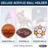 BCW Acrylic Ball Stand, 1 Pack | Anti-Slip Design for