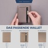 VON HEESEN® Men's Leather Wallet with Coin Compartment and RFID