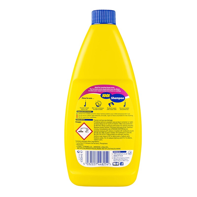 1001 Carpet Shampoo 450ml