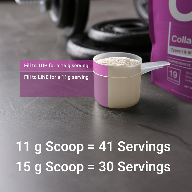 Essential Elements Hydrolyzed Collagen Peptides Powder for Men & Women