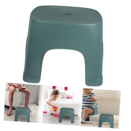 MERRYHAPY 2pcs Low Stool Poop Stool Adult Toilet Stepping Stool Poop Stool for Bathroom Adults Step Stool Bathroom Toilet Stool Bathroom Squat Stool Bathroom Stool Porch PVC Footstool Office