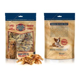 Canine Butcher Shop Duck Feet for Dogs (Pack of 30), Raised & Made in USA Dehydrated Duck Feet, All-Natural Dog Chews, Treats, Snacks