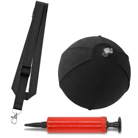 Golf Smart Ball Swing Training Aid Inflatable, Golf Swing Trainer with Pump and Adjustable Lanyard for Assist Posture Correction Training