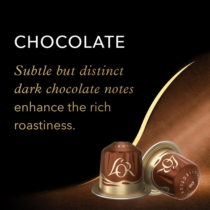 L'OR Espresso Capsules, 30 Count Variety Pack Vanilla/Chocolate/Caramel, Single-Serve Aluminum
