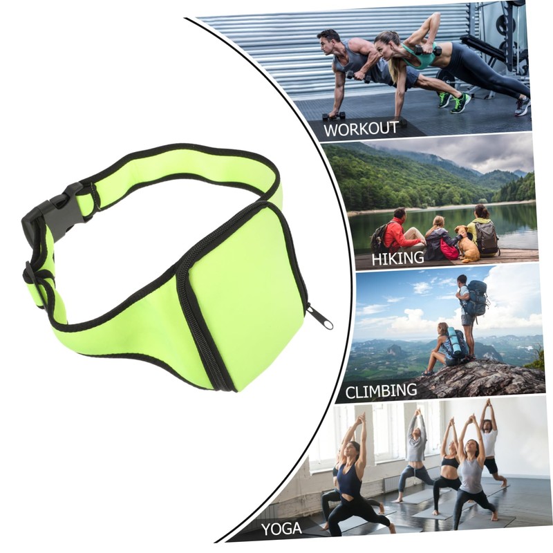 Totority 4pcs Portable Mic Belt Waist Pack for Fitness Securely