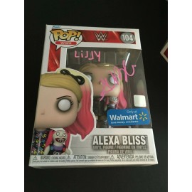 Funko ALEXA BLISS & "LILLY" AUTOGRAPHED #104 FUNKO POP  J.S.A.  AUTHENTICATED
