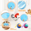 Migipaws Interactive Cat Ball Toy Set, Fun Tracker, Glowing Chase