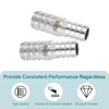 sourcing map 2Pcs 3/4" to 5/8" Hose Barb Reducer Pipe