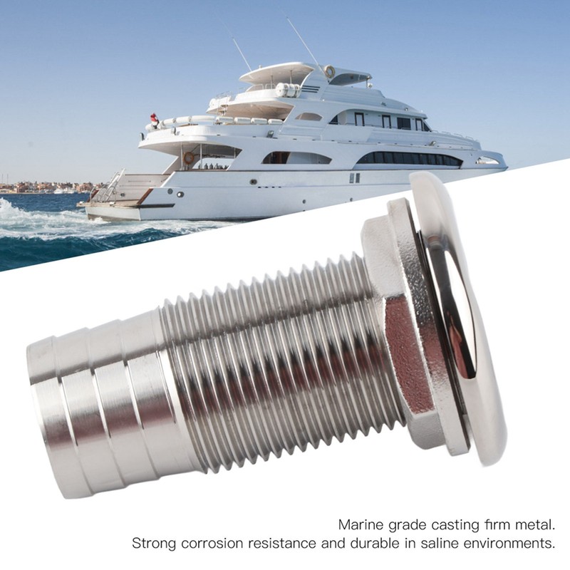 Outdoor Stainless Steel Water Outlet Port Boat Body Bottom Yacht