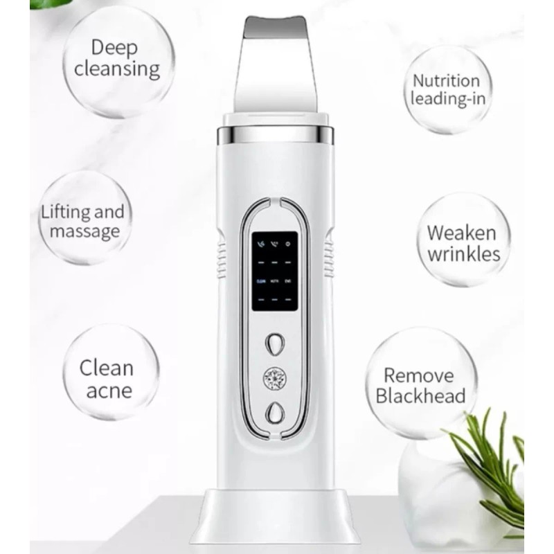N/A Skin Scrubber Ultrasonic Facial Limpieza Antiedad Antiacné