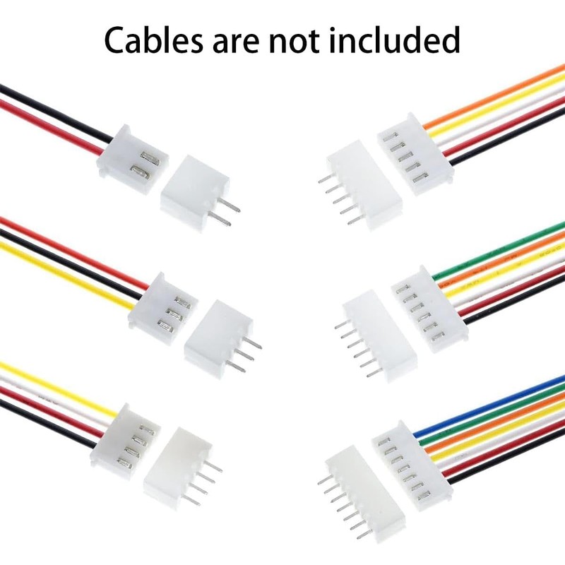 PENGLIN 460PCS JST PH 2.0mm Connector kit,2/3/4/5/6 Pin Housing Adapter,PH