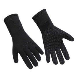 Faxianther Neoprene Gloves Thermal Gloves Non-Slip Gloves Wear-Resistant Thick Warm Wetsuit Gloves Diving Gloves Swimming Water Sports Neoprene Gloves for Men Women
