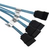 YIWENTEC High Speed 6Gbps 4pcs/set Sata Cable Sas Cable for