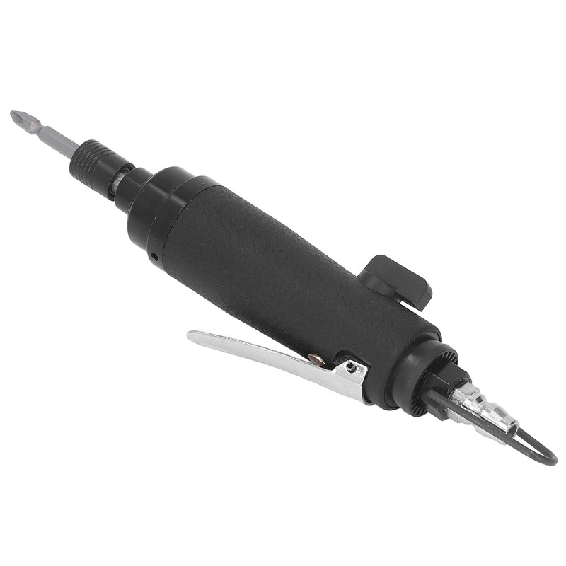 Pneumatic Screwdriver Noise Free Straight Handle Reversible Alloy Steel Industrial