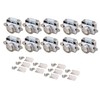 BQLZR 26mm Opening Hole Pearl Nickel Keyless Push Button Cabinet