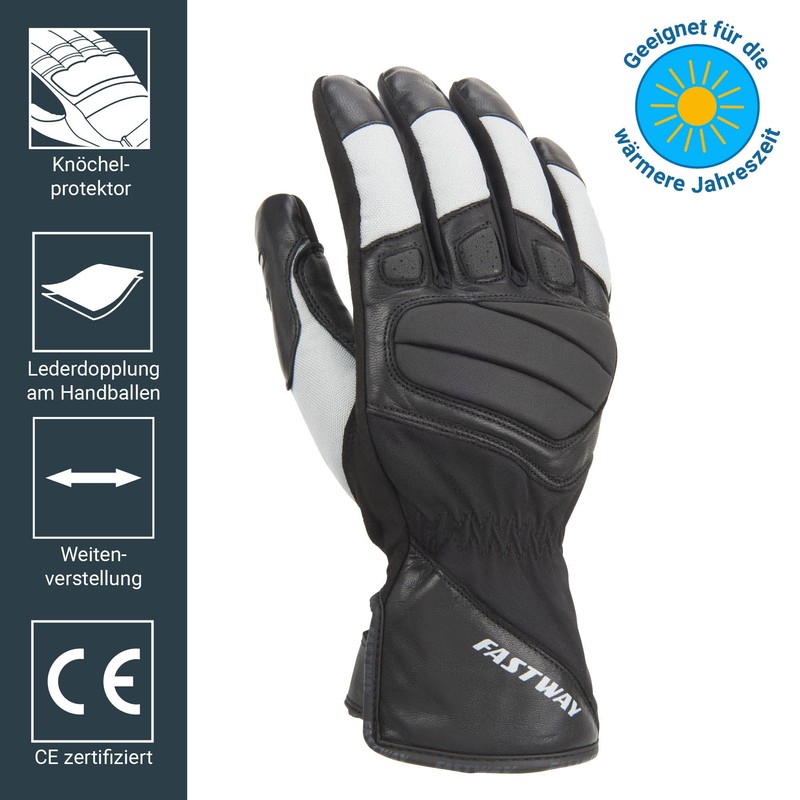 FAST WAY Easy II Motorcycle Gloves Summer Tested Motorcycle Gloves
