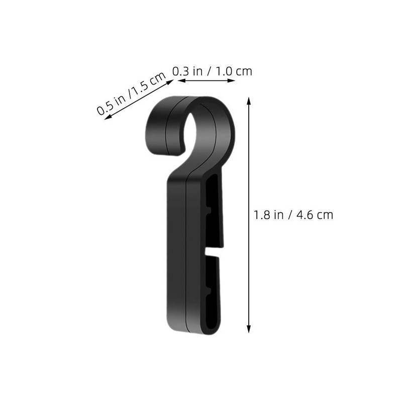 ULTECHNOVO 50 Helmet Clips for Hard Hat, Easily Mount Headlamp