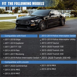 Sorello Engine Valve Cover Gasket Set Compatible with Ford Edge Explorer F-150 Flex Mustang Taurus Transit-150 Transit-250 Transit-350 Lincoln MKS MKT MKX MKZ 3.5L 3.7L V6 - Replace VS50814R VS50722