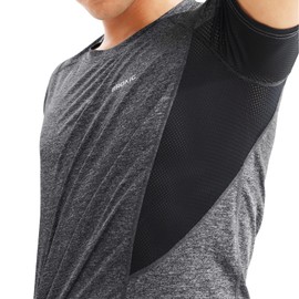 BROKIG Mens TDry Lightweight Gym Short Sleeve Shirts Workout Athletic T-Shirts Men Moisture Wicking(Black,Medium)