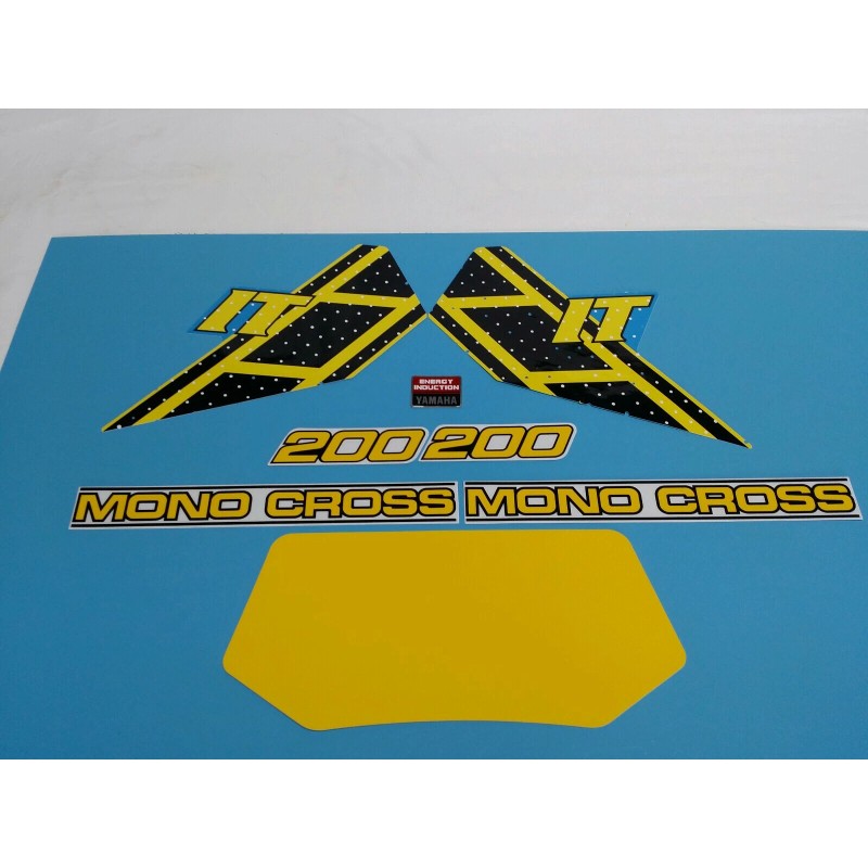 YAMAHA IT200 1985 TANK DECAL GRAPHIC SET(#Y42)