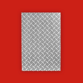 .125-1/8-3mm Aluminum 3003 Diamond Tread Sheet Plate | Slip-Resistant, Durable, Versatile for Flooring, Stairs, Trailers | Corrosion-Resistant Metal Plate (2, 125 x 18" x 12")