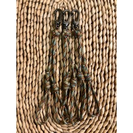 Lookout Lanyards Duck Goose Removable Paracord Lanyard Tree Stand Camo Double Loop Call Drops