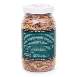 Fluker's Aquatic Turtle Food, Vitamin, Enriched Medley Treats of Freeze, Dried River Shrimp, Mealworms, and Crickets, 2.9 oz
