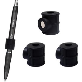 4-Pack Magnetic Pen & Pencil Holders – Versatile Silicone Organizers for Fridges, Whiteboards, Offices & More 