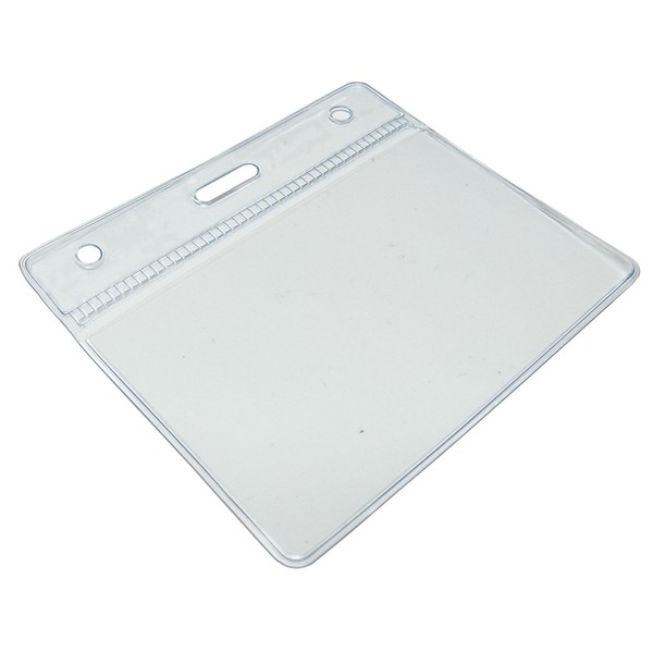 Customcard ltd Clear ID Badge Pocket Plastic Wallet (Size 60