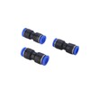 IQS Pneumatic Hose Connector 10 mm Set of 3 for