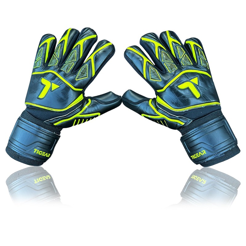 TIGEAR Vortex Series Goalkeeper Gloves (Black, 4)