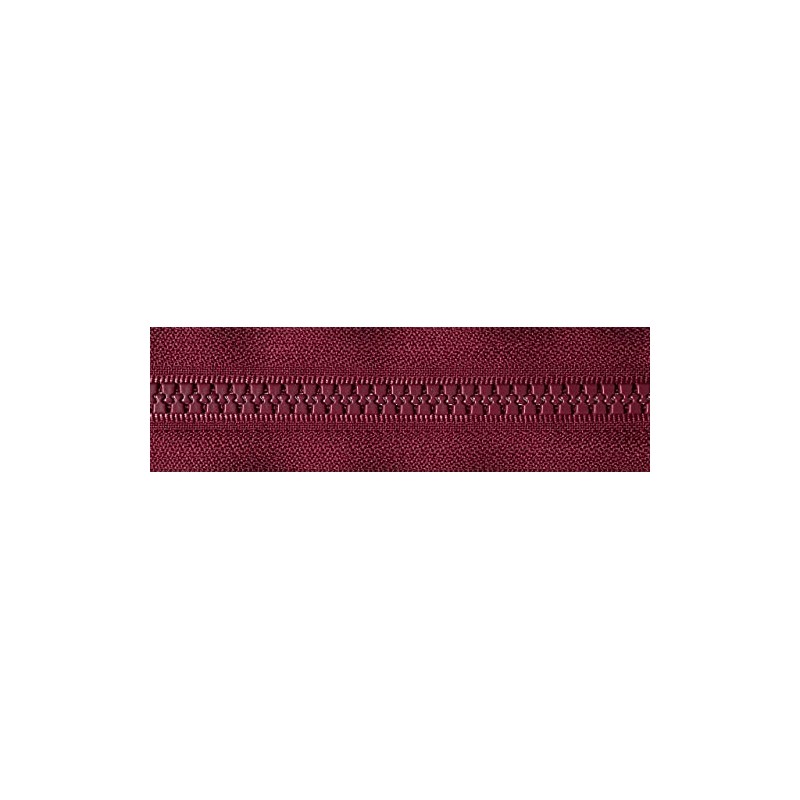 YKK Open Ended Zip, No. 527 Dark Wine, 71 cm