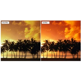 43 mm Professional Gradient Colour Filter Red Colour Filter Graduated 43 mm dHD Digital Grot