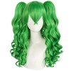 Long Green Wig for Women Lime Green Ponytail Wig Long