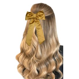 Haarschleife, handgefertigt in Italien, für Damen und Mädchen, mit Schleife, französischer Verschluss