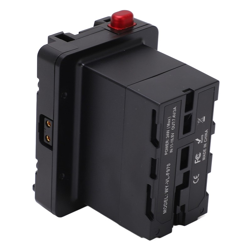 V Mount Battery to NPF NP‑F970 F960 Battery Converter Adapter