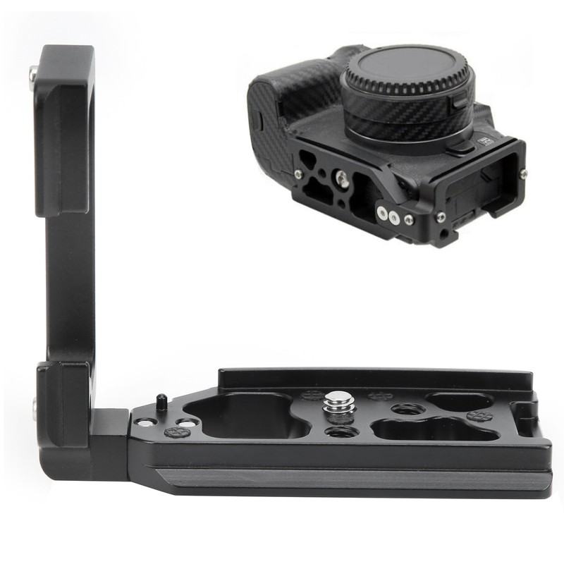 Aluminum Alloy Camera LShape Vertical Shooting Quick Release Plate for