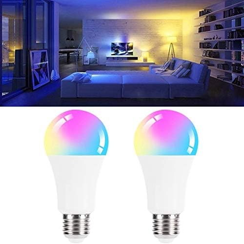 Bombilla LED, 10W E27 Bombilla LED RGB Regulable, para Sala de Estar, Dormitorio, Fiesta, Pub