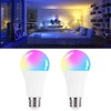 Bombilla LED, 10W E27 Bombilla LED RGB Regulable, para Sala