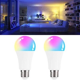 Bombilla LED, 10W E27 Bombilla LED RGB Regulable, para Sala de Estar, Dormitorio, Fiesta, Pub